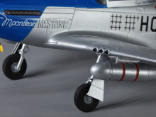 Warbird P-51D Mustang bleu PNP 750mm Derbee